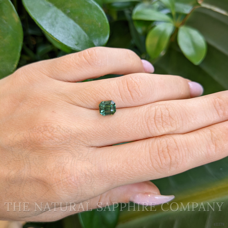 2.14 Ct. Green Sapphire from Ceylon (Sri Lanka)