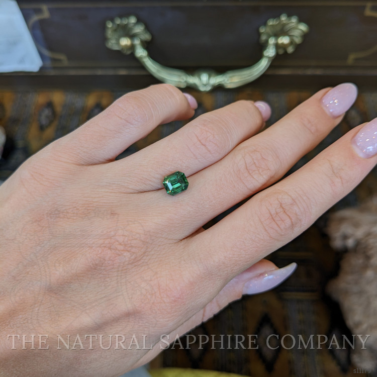 2.14 Ct. Green Sapphire from Ceylon (Sri Lanka)