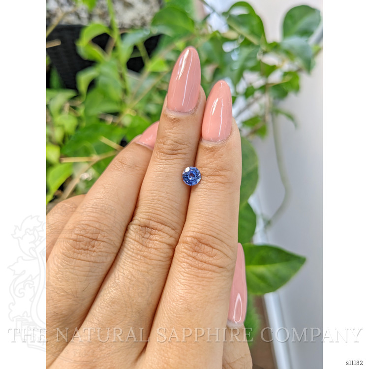 0.69 Ct. Blue Sapphire from Ceylon (Sri Lanka)