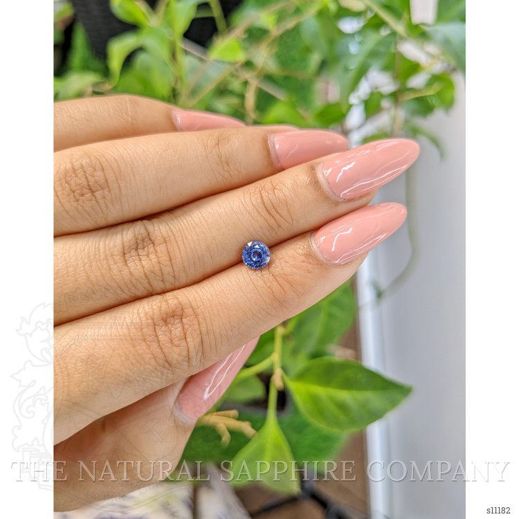 0.69 Ct. Blue Sapphire from Ceylon (Sri Lanka)