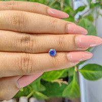 0.96 Ct. Blue Sapphire from Ceylon (Sri Lanka) Life Style