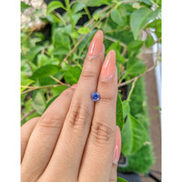 0.96 Ct. Blue Sapphire from Ceylon (Sri Lanka) Life Style