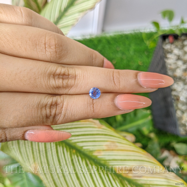 0.92 Ct. Blue Sapphire from Ceylon (Sri Lanka)