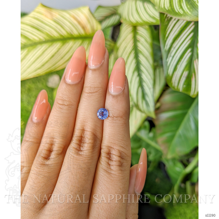 0.92 Ct. Blue Sapphire from Ceylon (Sri Lanka)