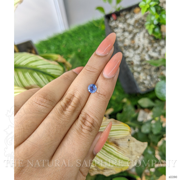 0.92 Ct. Blue Sapphire from Ceylon (Sri Lanka)