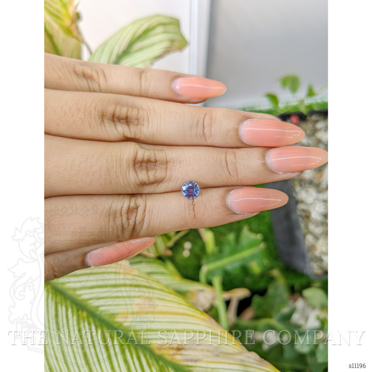 0.85 Ct. Blue Sapphire from Ceylon (Sri Lanka)