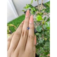 0.85 Ct. Blue Sapphire from Ceylon (Sri Lanka) Life Style