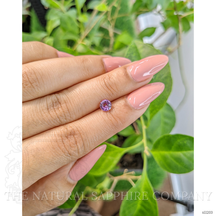 0.81 Ct. Pink Sapphire from Ceylon (Sri Lanka)