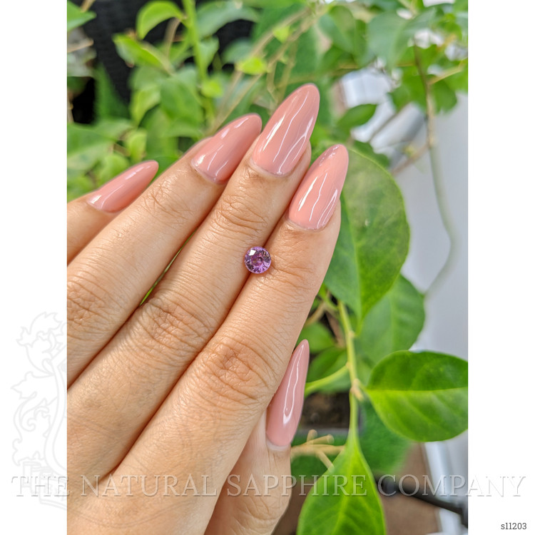 0.81 Ct. Pink Sapphire from Ceylon (Sri Lanka)