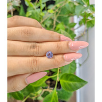 1.60 Ct. Violet Sapphire from Ceylon (Sri Lanka) Life Style