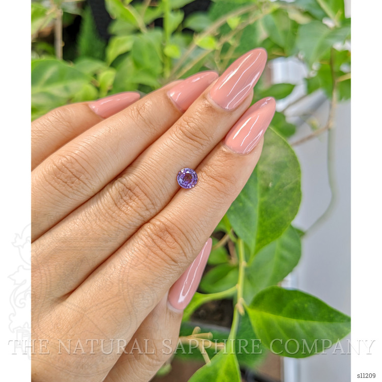 0.75 Ct. Purple Sapphire from Ceylon (Sri Lanka)