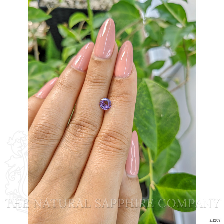 0.75 Ct. Purple Sapphire from Ceylon (Sri Lanka)
