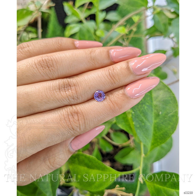 0.88 Ct. Purple Sapphire from Ceylon (Sri Lanka)
