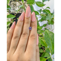 0.88 Ct. Purple Sapphire from Ceylon (Sri Lanka) Life Style