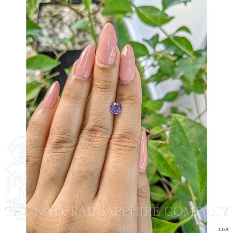 0.88 Ct. Purple Sapphire from Ceylon (Sri Lanka)