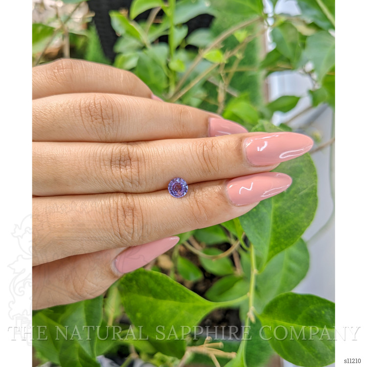0.88 Ct. Purple Sapphire from Ceylon (Sri Lanka)
