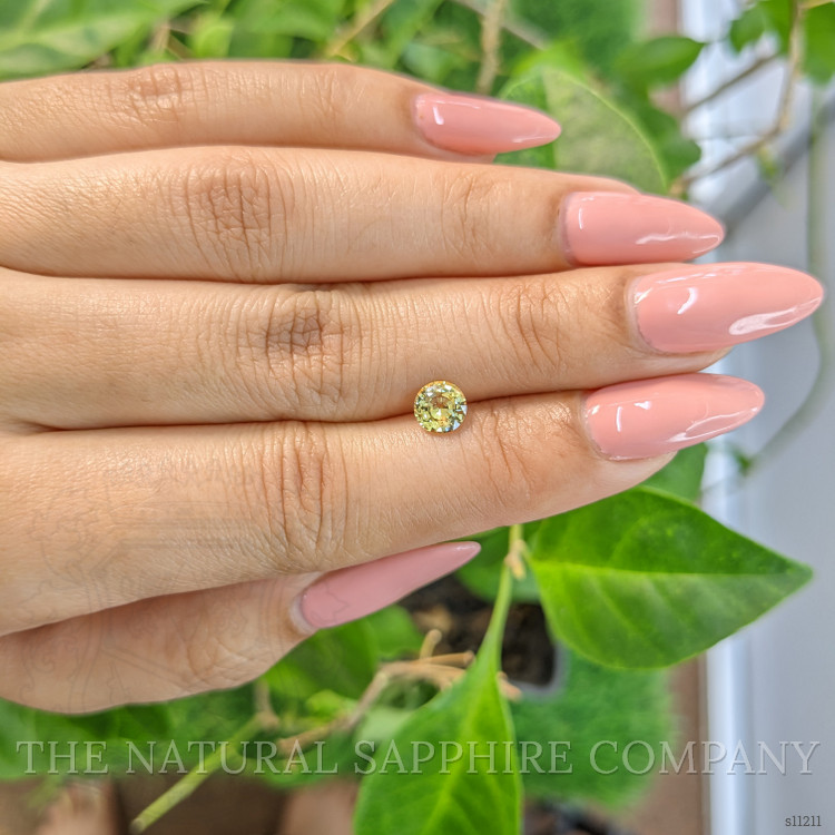 0.89 Ct. Yellow Sapphire from Ceylon (Sri Lanka)