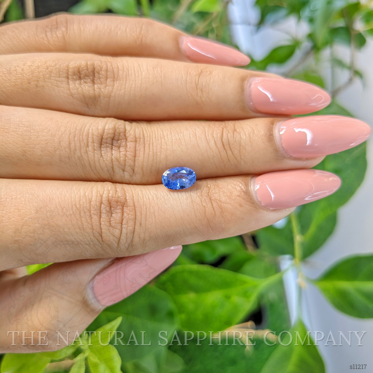 1.14 Ct. Blue Sapphire from Ceylon (Sri Lanka)