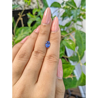 1.14 Ct. Blue Sapphire from Ceylon (Sri Lanka) Life Style