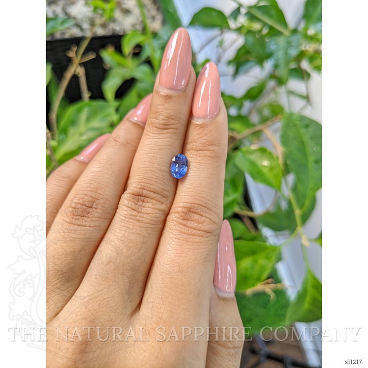 1.14 Ct. Blue Sapphire from Ceylon (Sri Lanka)