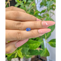 1.14 Ct. Blue Sapphire from Ceylon (Sri Lanka) Life Style