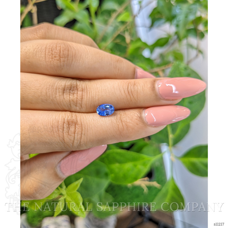 1.14 Ct. Blue Sapphire from Ceylon (Sri Lanka)