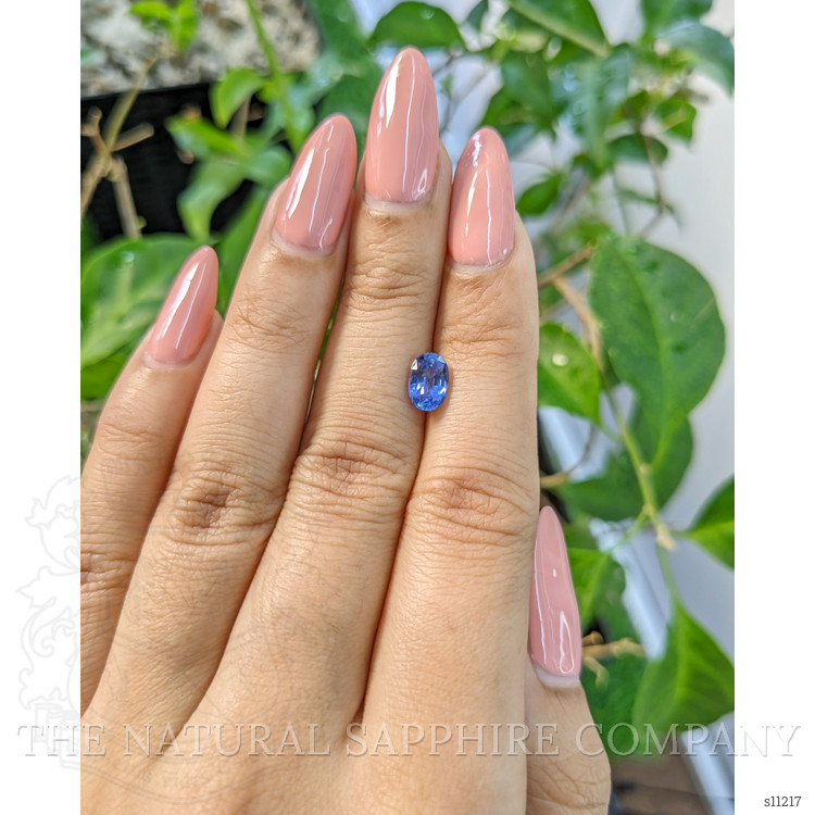 1.14 Ct. Blue Sapphire from Ceylon (Sri Lanka)
