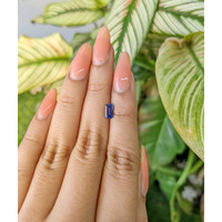 0.73 Ct. Blue Sapphire from Ceylon (Sri Lanka) Life Style