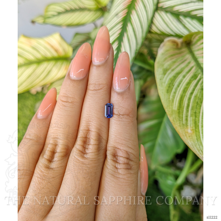 0.73 Ct. Blue Sapphire from Ceylon (Sri Lanka)