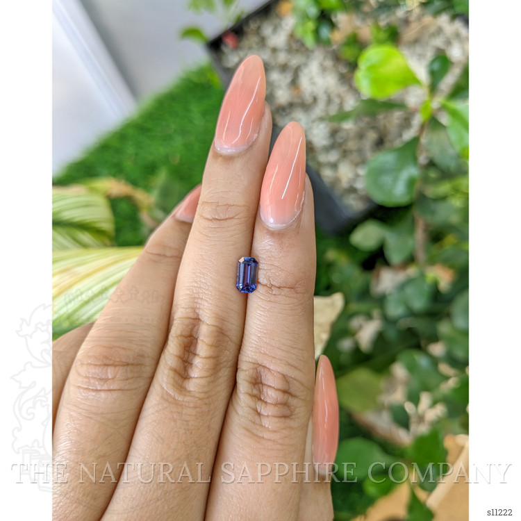 0.73 Ct. Blue Sapphire from Ceylon (Sri Lanka)