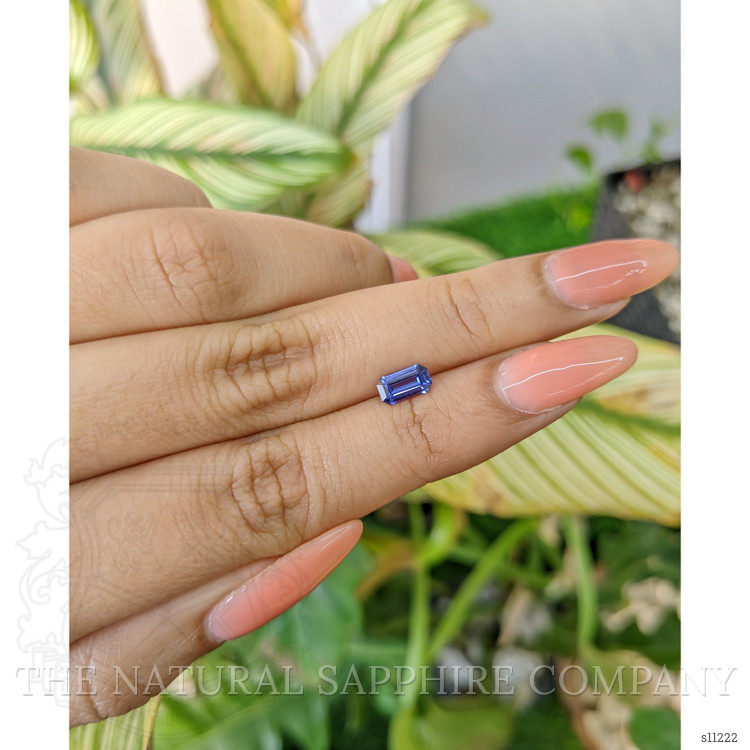 0.73 Ct. Blue Sapphire from Ceylon (Sri Lanka)