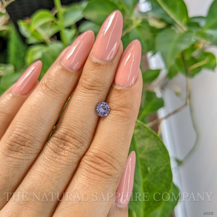 0.76 Ct. Purple Sapphire from Ceylon (Sri Lanka)