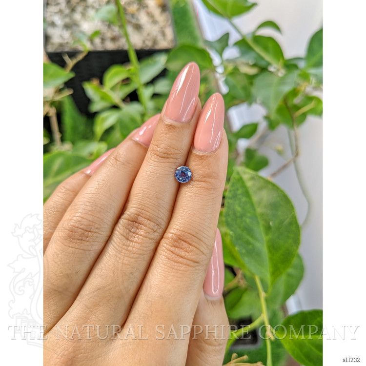 0.67 Ct. Blue Sapphire from Ceylon (Sri Lanka)