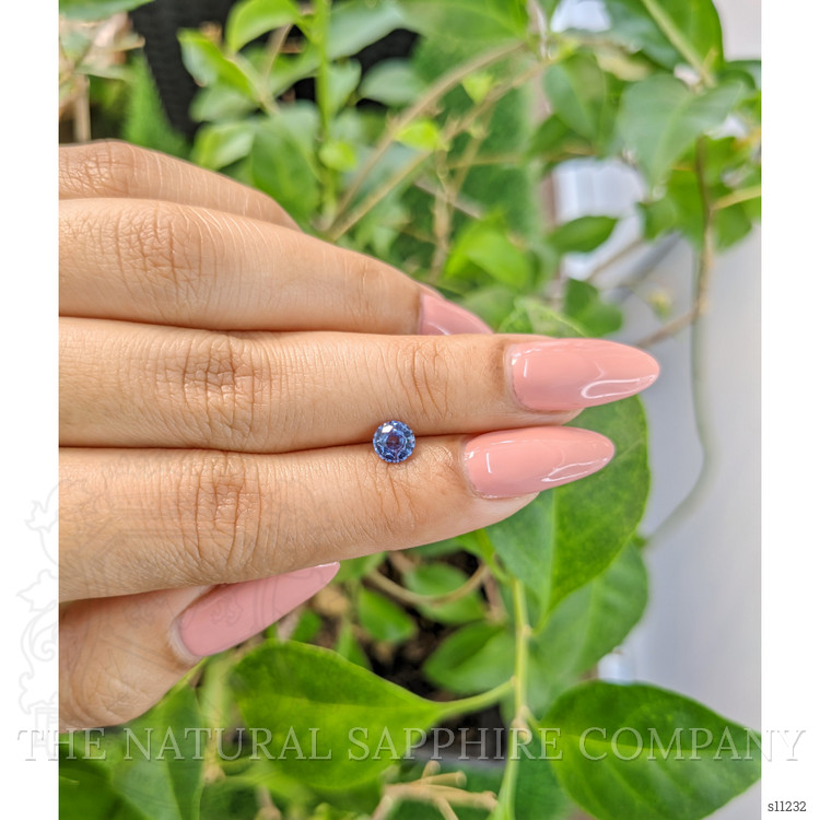 0.67 Ct. Blue Sapphire from Ceylon (Sri Lanka)