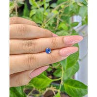 0.83 Ct. Blue Sapphire from Ceylon (Sri Lanka) Life Style