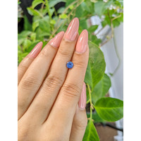 0.83 Ct. Blue Sapphire from Ceylon (Sri Lanka) Life Style