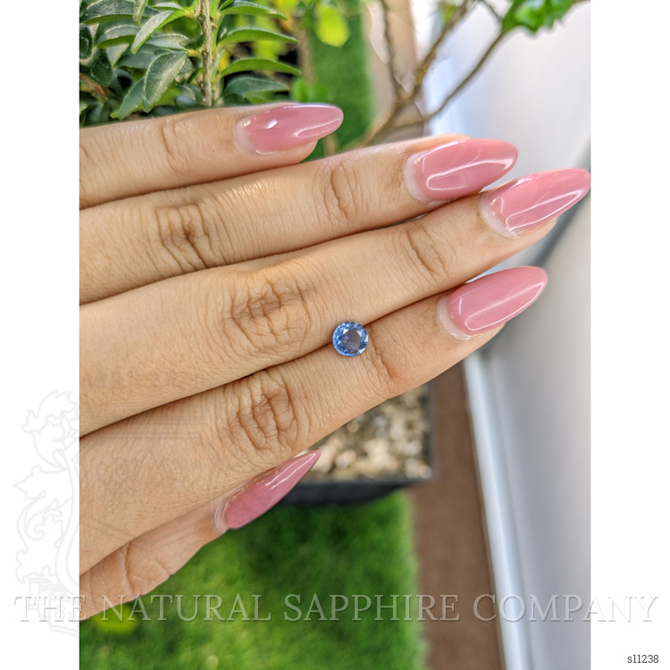 0.64 Ct. Blue Sapphire from Ceylon (Sri Lanka)