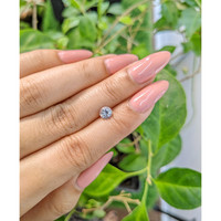 0.83 Ct. White Sapphire from Ceylon (Sri Lanka) Life Style