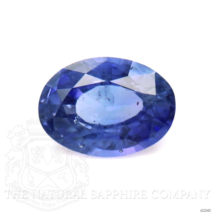 0.84 Ct. Blue Sapphire from Ceylon (Sri Lanka)