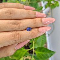 0.84 Ct. Blue Sapphire from Ceylon (Sri Lanka) Life Style