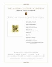 0.59 Ct. Yellow Sapphire from Ceylon (Sri Lanka) Scan Report
