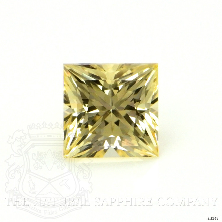 0.59 Ct. Yellow Sapphire from Ceylon (Sri Lanka)