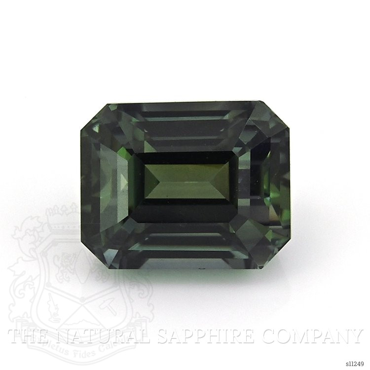 2.08 Ct. Bluish Green Sapphire from Ceylon (Sri Lanka)