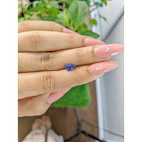 0.84 Ct. Blue Sapphire from Ceylon (Sri Lanka) Life Style