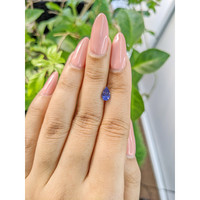 0.84 Ct. Blue Sapphire from Ceylon (Sri Lanka) Life Style