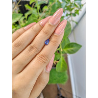 0.74 Ct. Blue Sapphire from Ceylon (Sri Lanka) Life Style