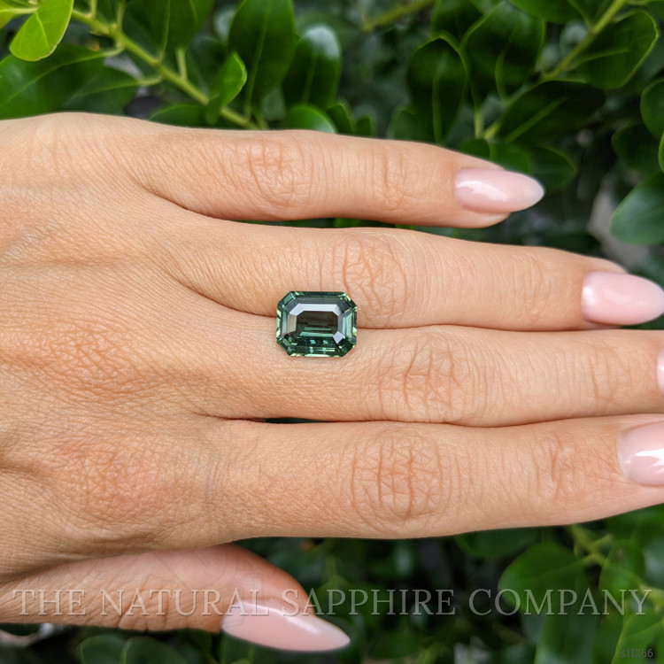 6.47 Ct. Green Sapphire from Ceylon (Sri Lanka)