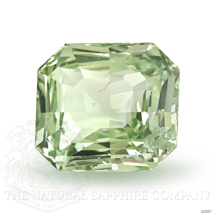 7.60 Ct. Green Sapphire from Ceylon (Sri Lanka)