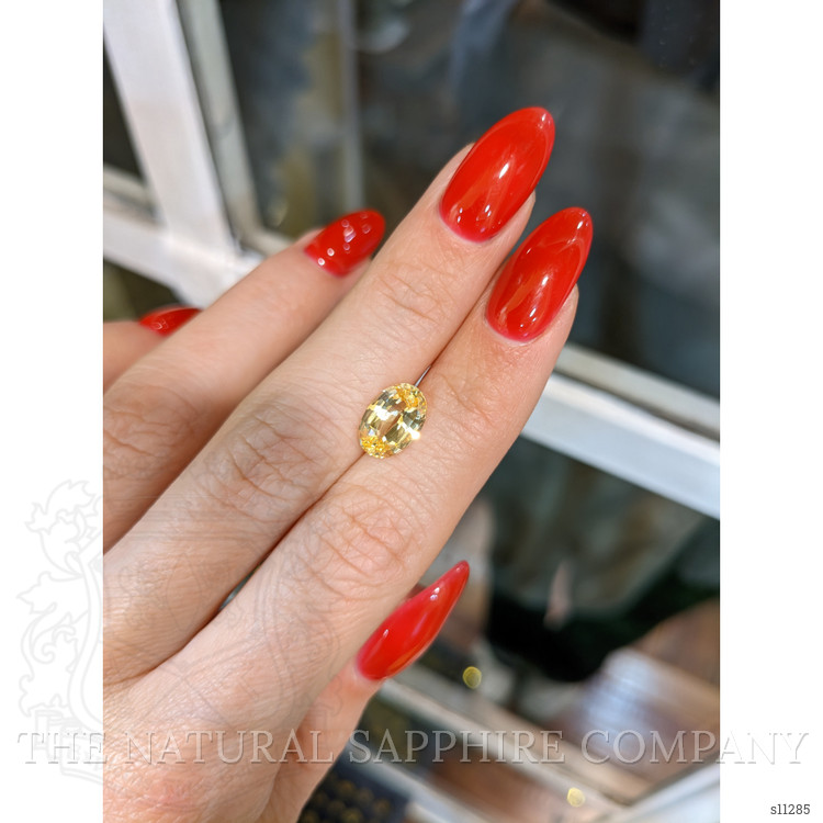 2.93 Ct. Yellow Sapphire from Ceylon (Sri Lanka)
