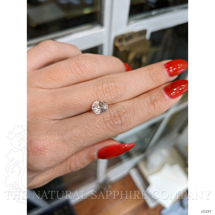 2.45 Ct. Peach Sapphire from Ceylon (Sri Lanka)